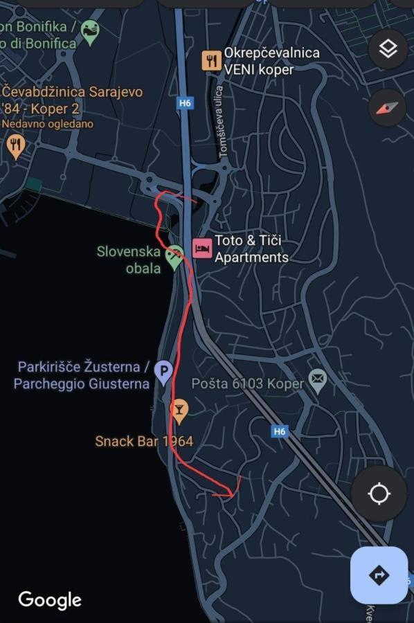 Appartamento Apartma Lana21 Capodistria Esterno foto